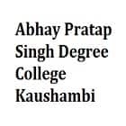 Abhay Pratap Singh Degree College, Kaushambi logo