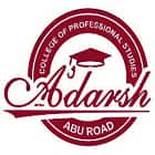 Adarsh College of Professional Studies, Abu Road logo