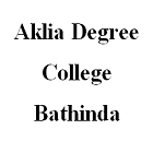 Aklia Degree College, Bathinda logo