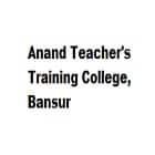 Anand Teacher's Training College, Bansur logo