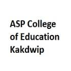 ASP College of Education, Kakdwip logo