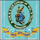 AVR and SVR College of Engineering and Technology, Kurnool logo