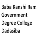 Baba Kanshi Ram Government Degree College, Dadasiba logo