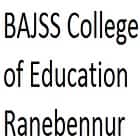 BAJSS College of Education, Ranebennur logo