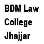 BDM Law College, Jhajjar logo
