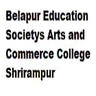 Belapur Education Societys Arts and Commerce College, Shrirampur logo