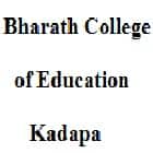 Bharath College of Education, Kadapa logo