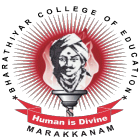 Bharathiyar College of Education, Marakkanam logo