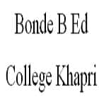 Bonde B Ed College, Khapri logo