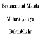 Brahmanand Mahila Mahavidyalaya, Bulandshahr logo