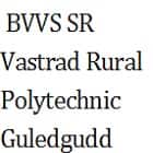 BVVS SR Vastrad Rural Polytechnic, Guledgudd logo
