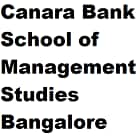 Canara Bank School of Management Studies, Bangalore logo