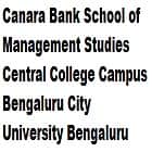 Canara Bank School of Management Studies, Central College Campus, Bengaluru City University, Bengaluru logo