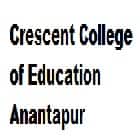 Crescent College of Education, Anantapur logo