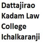 Dattajirao Kadam Law College, Ichalkaranji logo
