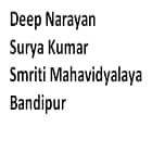Deep Narayan Surya Kumar Smriti Mahavidyalaya, Bandipur logo