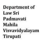 Department of Law, Sri Padmavati Mahila Visvavidyalayam, Tirupati logo