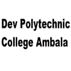 Dev Polytechnic College, Ambala logo