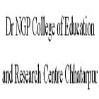 Dr NGP College of Education and Research Centre, Chhatarpur logo