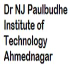 Dr NJ Paulbudhe Institute of Technology, Ahmednagar logo