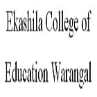 Ekashila College of Education, Warangal logo