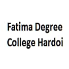 Fatima Degree College, Hardoi logo