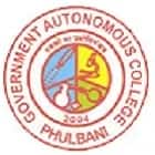 Government Autonomous College, Phulbani logo
