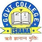 Government College, Israna logo
