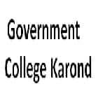 Government College, Karond logo