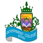 Government College, Rithoj logo