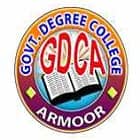 Government Degree College, Armoor logo