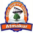 Government Degree College, Atmakur logo