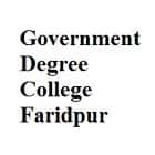 Government Degree College, Faridpur logo