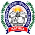 Government Degree College for Women, Kathua logo