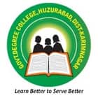 Government Degree College, Huzurabad logo