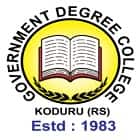 Government Degree College, Kodur logo