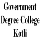 Government Degree College, Kotli logo