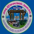 Government Degree College, Mulugu logo