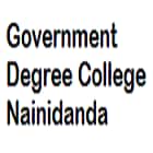 Government Degree College, Nainidanda logo