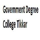 Government Degree College, Tikkar logo