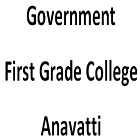 Government First Grade College, Anavatti logo