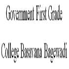Government First Grade College, Basavana Bagewadi logo