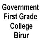 Government First Grade College, Birur logo