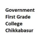 Government First Grade College, Chikkabasur logo