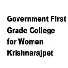 Government First Grade College for Women, Krishnarajpet logo