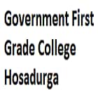 Government First Grade College, Hosadurga logo