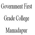 Government First Grade College, Mamadapur logo