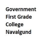 Government First Grade College, Navalgund logo