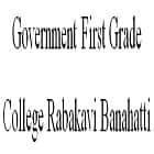 Government First Grade College, Rabakavi Banahatti logo
