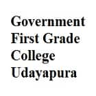 Government First Grade College, Udayapura logo